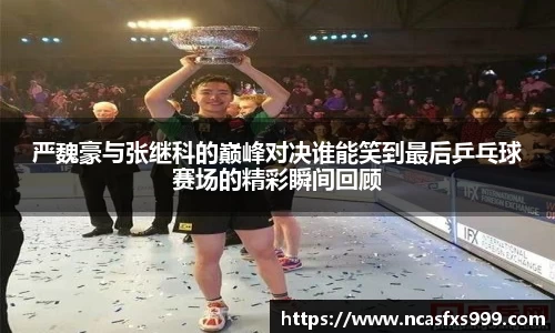 严魏豪与张继科的巅峰对决谁能笑到最后乒乓球赛场的精彩瞬间回顾